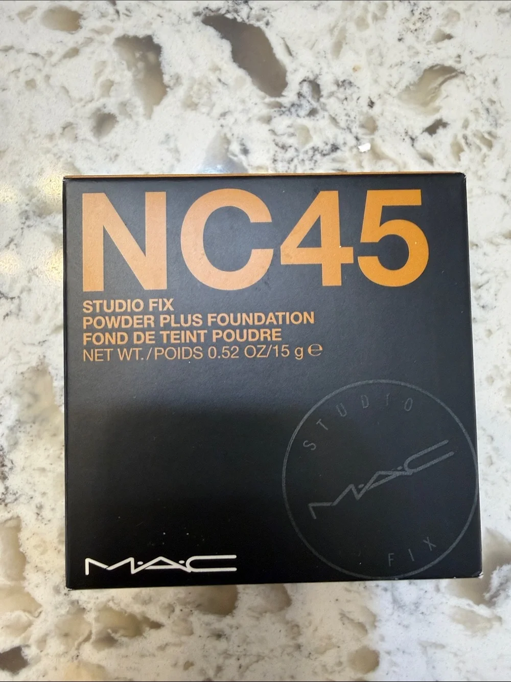 Rare and original MAC Studio Fix Powder Plus Foundation NC45